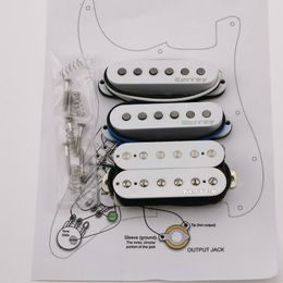 Kerrey Alnico5 Pickups Single Coil y Humbucker SSH Style Set Pastillas de guitarra eléctrica Dibujos de soldadura