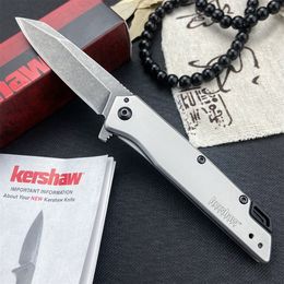 Kershaw 1365 Misdirect Flipper Knife 2,87" BlackWashed Reverse Tanto Blade, Alças de Liga de Alumínio Speedsafe Assisted Tactical Outdoor Folding Knife 3655 1660 3300