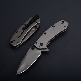 Vendedor rápido 1555TI Cuchillo plegable táctico Hinderer Diseño Flipper Camping Caza Supervivencia Cuchillo de bolsillo Utilidad EDC Herramienta Envío gratis