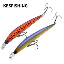 KESFISHING Drijvende Minnow Harde Kunstaas 12cm 10g Duik 0207m Wobbler professionele Plastics Baits Dubbele Diepte Bass Pike 240401