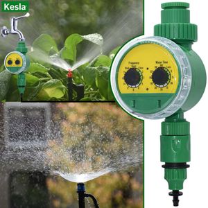 Kesla Garden Water Timer Controlador de riego electrónico automático Sistema de temporizador de riego para el hogar Temporizador de aspersor digital Greenhous 210622