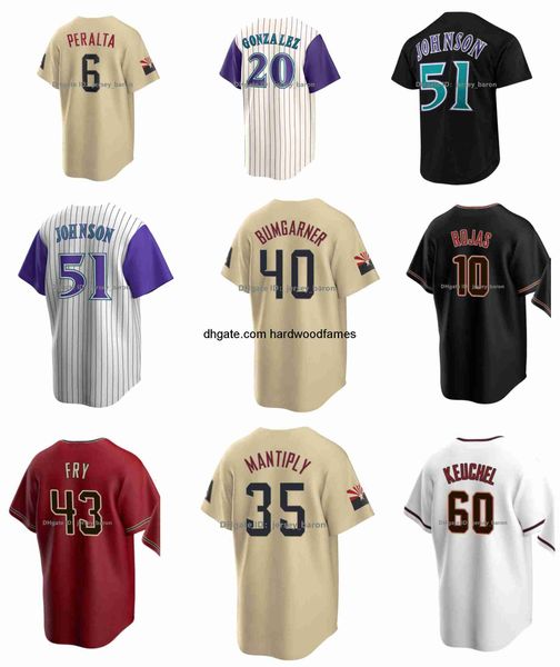 Maillot Ketel Marte David Peralta Diamondback Joe Mantiply Randy Johnson Druw Jones Paul Fry Luis Gonzalez Keuchel Josh Rojas Daulton Varsho Bumgarner