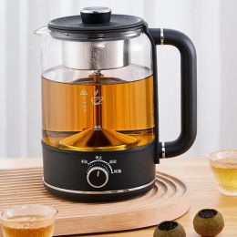 Ketles 1.3L Type de pulvérisation électrique Electric Tyle Teapot Tea Maker STEMP MAISON VERRE KEPTLE Machine à thé noir 4