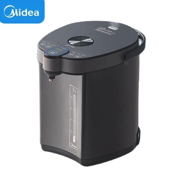 Bouilloires midea 5l électrique kettle en acier inoxydable à grande capacité isolation bouilloire 220v Appareils domestiques 6 réglage de la température du stage