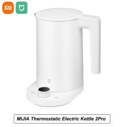 Kettles Original Xiaomi Mijia Thermostatic Electric Kettle 2 Pro Intelligent Affichage écran étape sans température Tempot réglable