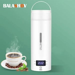 Bouilloires voyage électrique kettle portable petit mini-thé café bouilloire chaudière à eau, chauffe-eau en acier à l'arrêt automatique bouil