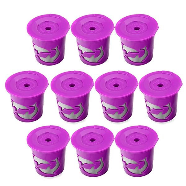 Keurig Capsule de café rechargeable Filtre K-cup réutilisable pour 2.0 1.0 k tasse réutilisable pour machine Keurig K-Carafe inviolable 210712