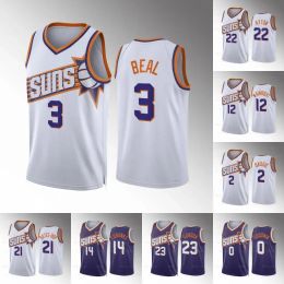 Kevin Durant basketbalshirt Devin Booker Bradley Beal Eric Gordon Nassir Little Jusuf Nurkic Josh Okogie Bol Bol Grayson Allen Yuta Watanabe Drew Eubanks Jerseys