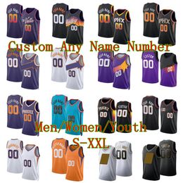 Kevin Durant Basketball Jerseys Devin Booker 3 Beal Any Name Any Nubr 2023/24 Fans City Jerseys Men Youth Women S-xxl