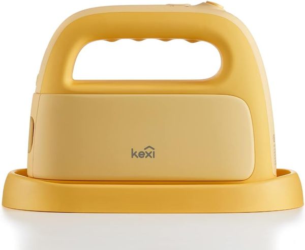 Kexi Micro fer à vapeur portable pour la maison et les voyages, fonction de commutation d'alimentation à deux vitesses et réservoir d'eau amovible