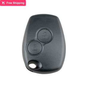 Étui à clés pour Renault Megane Modus Espace Laguna Duster Logan DACIA Sandero Fluence Clio Kango pour NISSAN ALMERA 2 boutons