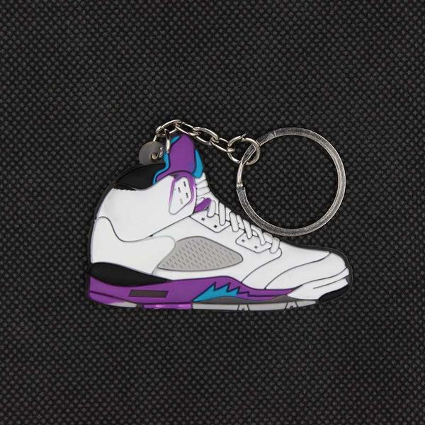 Porte-clés chaussures de basket-ball porte-clés Mini porte-clés baskets colorées pendentif clé pour hommes et femmes