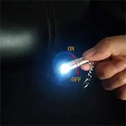 Sleutelhanger Zaklampen Kleinste sleutelhanger Zaklamp Micro Mini Kleine Tiny Led Heldere Ring Licht Zaklamp Voor Edc Nood Hondenuitlaatservice Sle Amxgu