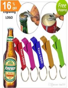 Ouvreteurs de chaîne de clés en aluminium en aluminium Keychain Anneau de bière Bottle ouvreur d'outils Drinkware5988764