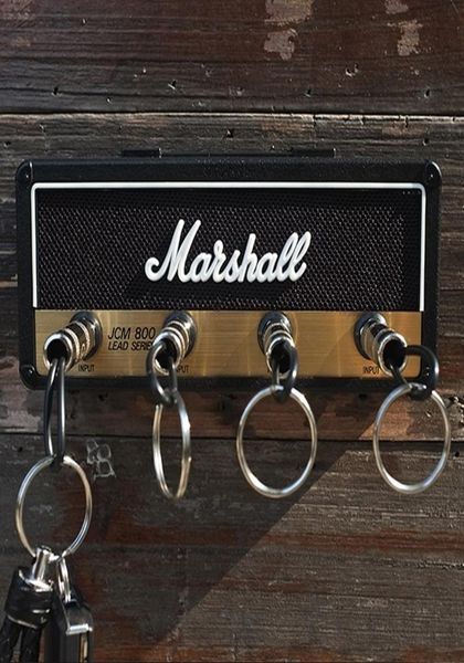 Porte-clés Rock Rock Guitar en haut-parleurs de haut-parleurs suspendus Keychain Keychain Vintage JCM800 1959SLP GP699538599