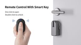 Serrure à clé GIMDOW Bluetooth compatible serrure de porte intelligente peut clé mot de passe APP déverrouiller avec Tuya ou vie APP électronique 230830