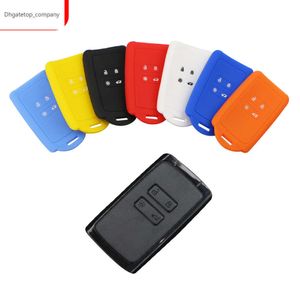 Key Nieuwe Silicone Car Cover Case geschikt voor Renault Koleos Kadjar Megan voor Samsung QM5 QM6 2016 - 2020 Remote Key Holder Protector Case