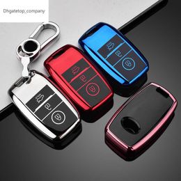 Belangrijkste nieuwe TPU -autocase FOB -cover voor Kia Ceed Rio Rio5 Sportage R K3 KX3 K4 K5 Ceed Sorento Cerato Optima 2015 2015 2017 Keychain