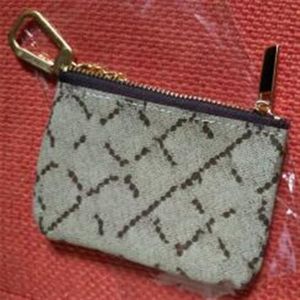 Key Pouch Damier Leather heeft hoogwaardige beroemde klassieke klassieke Designer Women Key Holder Coin Purse Small PU Leergoederen Bag265E