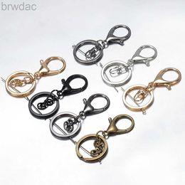 Anneaux clés 10pcs 30 mm Split Key Ring Rhodium / Antique Bronze Classic Lobster Lobster Classe Hook Chain pour les bijoux Faire des clés de bricolage Supplies 240412