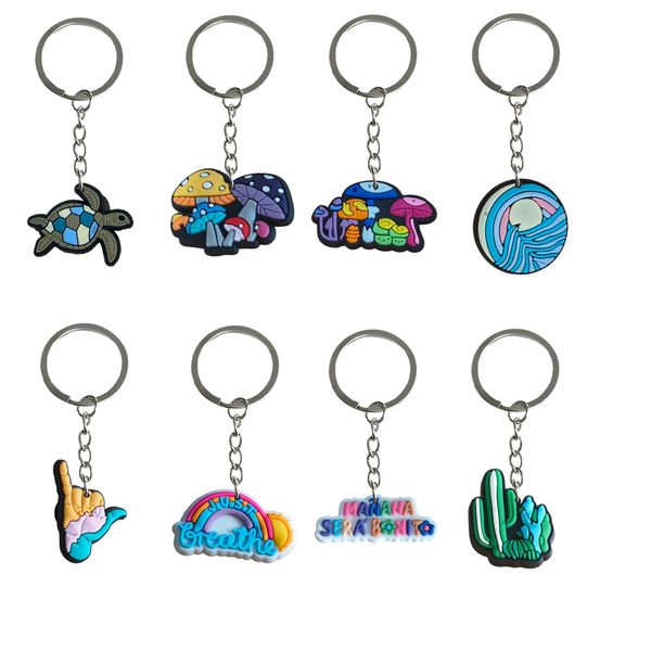 Key Rings Blue Series Keychain Couple Couple de sac à dos pour femmes personnage cool cool avec chaîne de bracelet gamin fille fille faveurs gi otlea