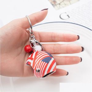 Porte-clés Creative Moto Casque Pendentif Femme Hommes Hard Hat Heavy Metal Rock Voiture Porte-clés Sac Porte-clés Cadeau Drop Delivery Jewelr Dhaqj