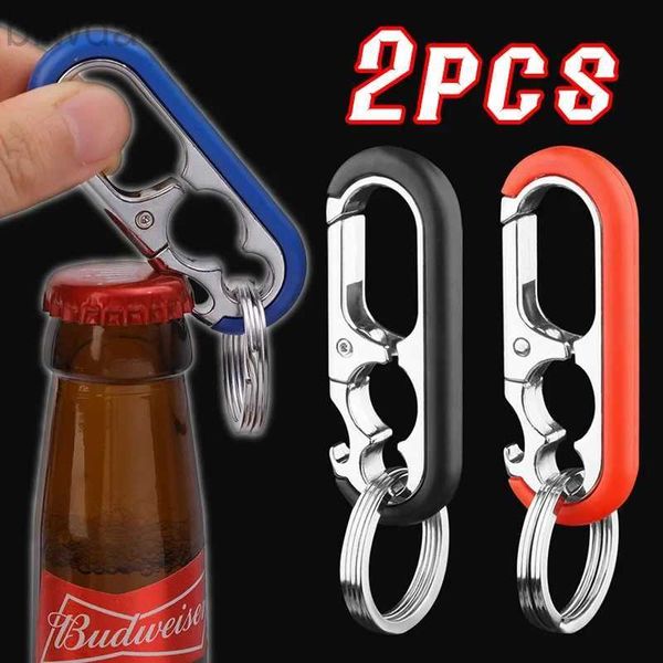 Anneaux clés Creative Multi-fonction Keychain Keychain Portable Wine Bottle peut ouvrir les porte-clés METAL METAL CLÉS BAR BAR TOL CUITS