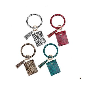 Porte-clés Dhs Pu Bracelets En Cuir Porte-clés Mode Bracelet Portefeuille Gland Bracelet Porte-clés Titulaire De La Carte Pour Les Femmes L13Fa Drop Deliv Dhvy7