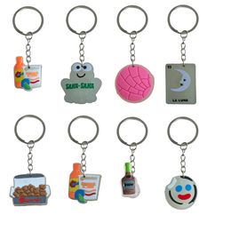 Key ringen fluorescerende Mexico Keychain Chain For Girls Mini Cute Keyring Classroom Prijzen Tags Goodie Bag Stuffer Kerstcadeaus Suita Othqn
