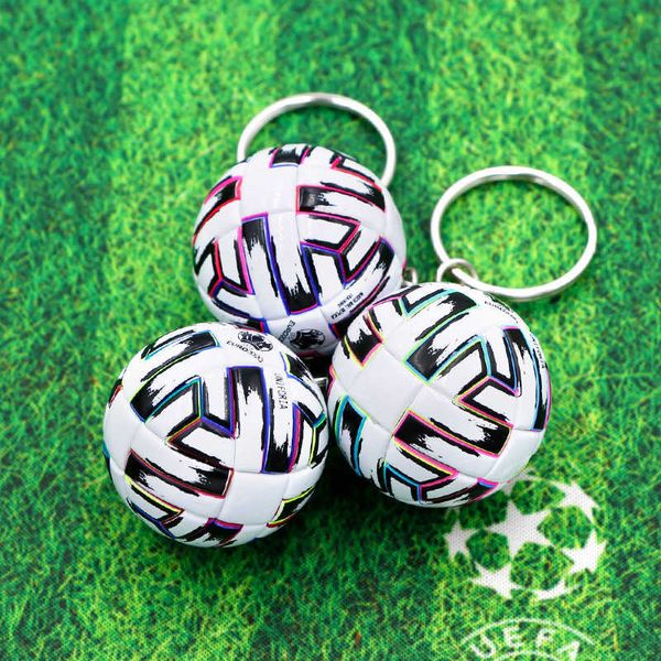 Porte-clés Football porte-clés pendentif souvenir fan petit sac cadeau boule pendentif porte-clés activité scolaire cadeau bricolage porte-clés accessoires G230210