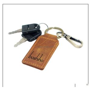 Porte-clés Bijoux Boshiho Fait à la main Chaîne en cuir véritable Porte-clés personnalisé avec accessoires en métal Livraison directe 2021 Yed9J DHCOX