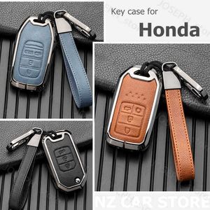Key Rings Key Case Cover voor Honda Civic City Vezel Accord HRV CRV Polit Jazz Jade Crider Odyssey Fit Keychain Holder Shell Accessories J230413