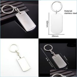 Llaveros Llaveros En blanco Diy Personalizado Grabado Llavero personalizado Amantes de la aleación Regalo Llavero Joyería al por mayor creativa 100 G2 Gota Dhxvl