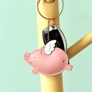 Key Rings Nieuwe PU Leather Dinosaur Whale Unicorn Elephant Bear Keychain voor autokharling vrouwen Key Holder Girls Charm Bag Paar