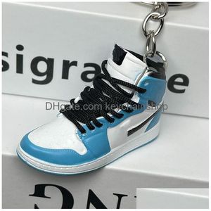 Key ringen feest voorstander van mode basketbal schoenen model ketting sneaker liefhebbers souvenir sleutelhanger auto backpack hanger cadeau drop levering j dhd1l