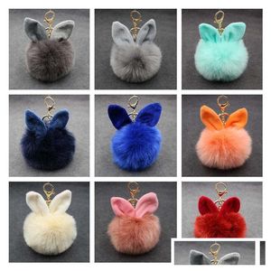 Porte-clés Navire Mignon Oreilles De Lapin Boules Suspendus Porte-clés Sac Boule De Fourrure Pendentif Cadeau R278 Mix Ordre 20 Pièces Beaucoup Porte-clés Drop Deliv Dhvgl