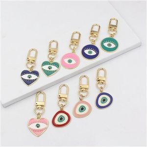 Porte-clés En Gros Evil Eye Porte-clés Porte-clés Étui De Téléphone Portable Charms Airpods Pendentif Porte-clés Pour Hommes Cadeau Femmes Sac Orna Dhgarden Dhbpt