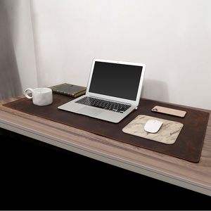 Alfombrilla de cuero para teclado y ratón, alfombrilla de escritorio de oficina dérmica pequeña, mediana y grande para ordenadores de escritorio y portátiles