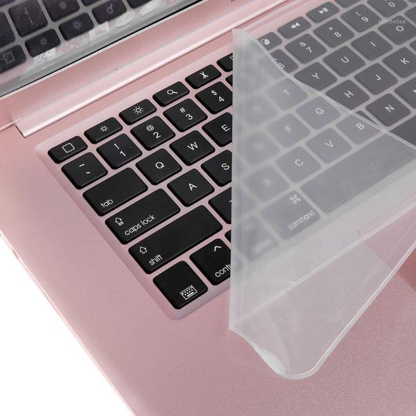Couverture de clavier protecteur universel étanche peau clavier clair Film de protection Silicone ordinateur portable ordinateur portable ordinateur 15 