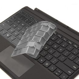 Toetsenbordbedekkingen Duidelijke TPU -bedekken Huidbeschermer compatibel voor Surface Pro 5 6 7 X Case GO1