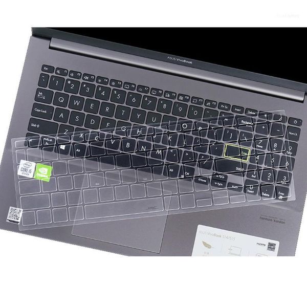 Housses de clavier pour ASUS Vivobook 15 S533 S5600 15.6 pouces 2021 protecteur de peau en Silicone transparent claviers d'ordinateur portable en TPU housse anti-poussière11