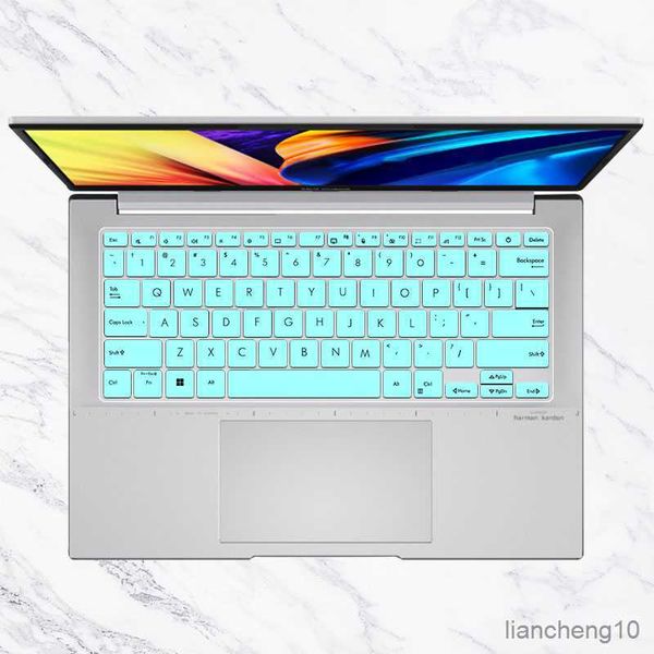 Fundas de teclado para Zenbook 14 OLED UM3402YA UM3402 YA UX UM3402 ZA UX3402 UX3402ZA, funda para teclado de portátil, Protector de piel R230717