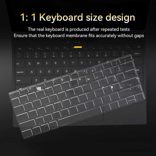 Cubiertas de teclado Microsoft Notebook Keyboard Cover para Microsoft Surface Pro 9/7/8/7+/X/6/5/4/go/3/2/go/Book/3/TPU Cover Skin CoverMicro R230717