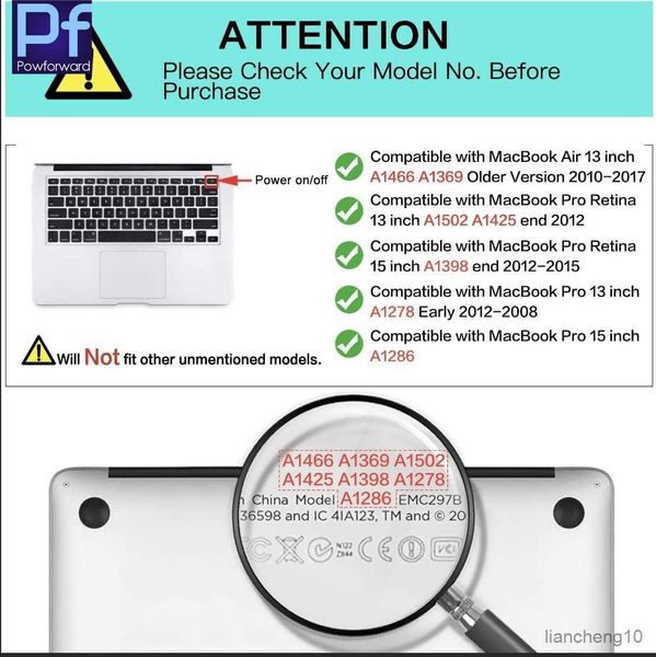 Cubiertas de teclado España cubierta de teclado español versión estadounidense para Air Pro 13 15 17 A1466 A1502 A1369 A1278 A1398 A1286 A1425 Protector 2014 R230717