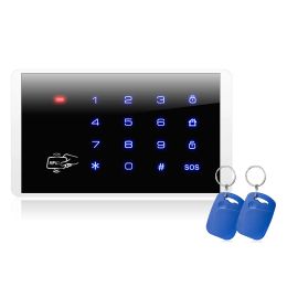 Clavier Fuers K16 433MHz Keypad clavier RFID sans fil pour G18 W181 W204 K52 PSTN GSM WiFi Home Security Alarm System
