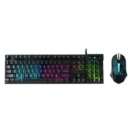 Clavier Souris Combos IPASON MP-V5 PRO 104 Touches Usb Rgb Gaming Keyboard Set Clavier Filaire Pour Ordinateur De Bureau Ordinateur Portable E-sports 230715