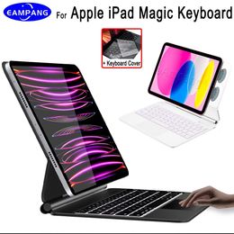 Combinaison clavier et souris, rétro-éclairage magique, pour iPad 10 10e Pro 11 129 Air 4 5 109, étui espagnol coréen AZERT arabe RU 231123