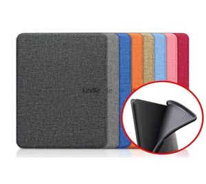 Combinaison clavier et souris, étui magnétique intelligent en tissu pour Kindle 10e génération, couverture Paperwhite 5 4 3 2 1 11e veille automatique 2211081213368