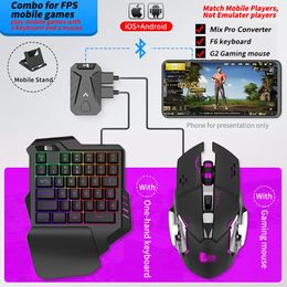 Toetsenbord Muis Combo's Mix Por Lite PUBG Gaming Combo Mobiele en Converter Game voor PS4 PS5 Xbox Nintendo Switch 231019