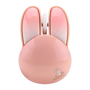 Clavier Souris Combos MOFIIWireless Silent Cute Rabbit Design 2 4 GHz avec mini récepteur USB optique pour ordinateur portable PC ordinateur portable 231128